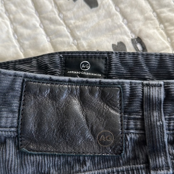AG 5 pocket gun metal color corduroys. Size 33x30 - Picture 2 of 5